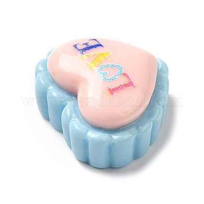 Opaque Resin Cabochons&nbsp;RESI-C036-04F-1