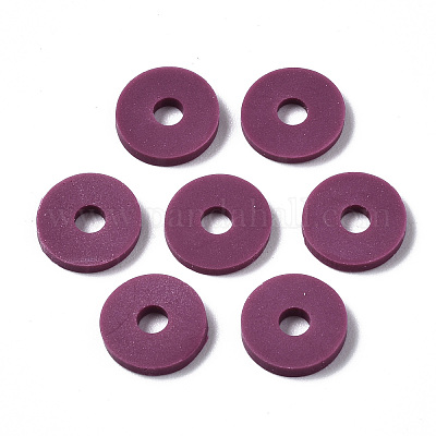Handmade Polymer Clay Beads&nbsp;CLAY-R067-8.0mm-B05-1