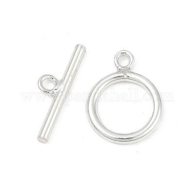 925 Sterling Silver Ring Toggle Clasps&nbsp;STER-A008-16-1