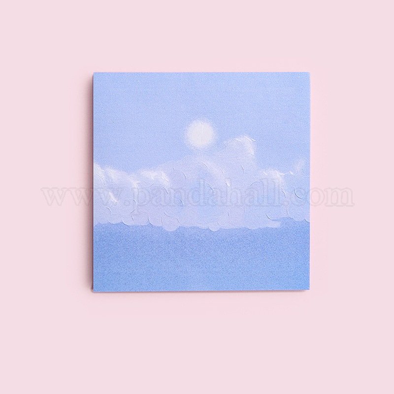 Wholesale Cute Sky Pattern Memo Pad Sticky Notes - Pandahall.com