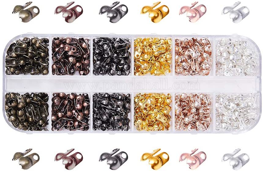 Wholesale Iron Bead Tips Knot Covers - Pandahall.com
