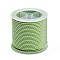 11M Polyester Braided Cord with Cotton Core & Metallic Thread, Pale Green, 2.5mm, about 10.0465 Yards(11m)/Roll