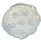 Transparent Glass Beads, Butterfly, Azure, 11x15mm