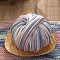 Cashmere Segment Dyed Yarn, for Weaving, Knitting & Crochet, Steel Blue, 2mm, about 131.23 Yards(120m)/Skein