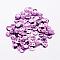 Plastic Paillette Beads, Semi-cupped Sequins Beads, Center Hole, Plum, 6~7x0.5mm, Hole: 1mm, about 35000pcs/pound