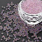 DIY Nail Art Decoration Mini Glass Beads, Tiny Caviar Nail Beads, AB Color Plated, Round, No Hole, Pearl Pink, 2mm, about 450g/bag