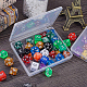 クリアプラスチックビーズ収納ケース  直方体の  透明  11.8x9.8x2cm  8個/セット&nbsp;CON-BC0004-63-6
