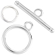 Brass Toggle Clasps&nbsp;KK-BBC0020-98-1