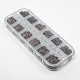 真鍮製オープン丸カン1箱  ラウンド  混成  4mm / 5mm / 6mm / 7mm / 8mm / 10mm  赤銅鉱&nbsp;KK-X0059-R-NF-B-1
