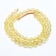 Natural Citrine Beads Strands&nbsp;G-E483-13-8mm-2