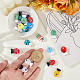 20Pcs 2 Styles Handmade Lampwork Beads&nbsp;LAMP-PA0001-33-3
