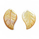 Natural Yellow Shell Pendants&nbsp;SSHEL-S258-100B-2