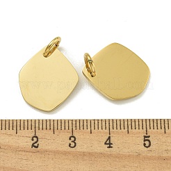 304 Stainless Steel Stamping Blank Tag Mirror Polished Finish Pendants&nbsp;STAS-L022-428G