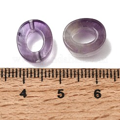 天然アメジストビーズフレーム  オーバル  12x10x4mm  穴：1.2mm  内径：7x5mm&nbsp;GG-CBA487A-02A