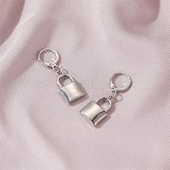Lock Alloy Leverback Earrings&nbsp;FS-WGC45F4-02