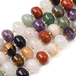 Mixed Gemstone Beads Strands&nbsp;G-P573-B01-01