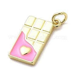 Brass Enamel Pendants&nbsp;KK-P338-11G-02