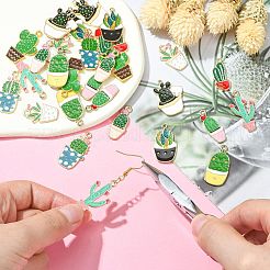 30Pcs 10 Styles Alloy Pendants&nbsp;ENAM-CJ0003-01