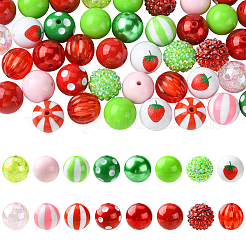 DIY Bubblegum Bracelet Pendant Decoration Making Kit for Strawberry Theme&nbsp;MACR-CJC0005-01
