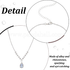 Crystal Rhinestone Jewelry Set&nbsp;SJEW-GO0001-01