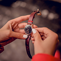 14Pcs 7 Styles Cowhide Leather Watch Strap Ring&nbsp;FIND-FH0017-42B