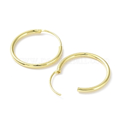 925スターリングシルバーハギーフープピアス  s925スタンプあり  18KGP本金メッキ  18x1.5x18.5mm&nbsp;EJEW-K258-02C-G