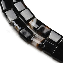 Natural Black Agate Beads Strands&nbsp;G-F762-A17-01