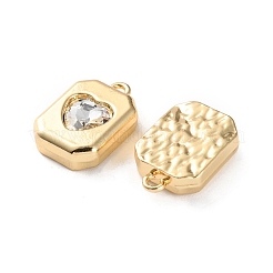 Rack Plating Alloy Rhineston Pendants&nbsp;FIND-M038-01G