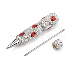 Polymer Clay Rhinestones Ball-Point Pen&nbsp;OFST-D300-01P-B