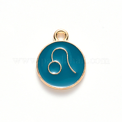 Alloy Enamel Pendants&nbsp;ENAM-S124-01B-05G