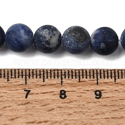 Natural Sodalite Beads Strands&nbsp;X-G-Q462-8mm-07