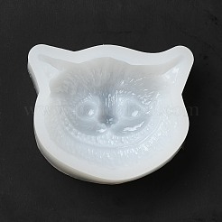 ハロウィーン悪魔猫ヘッド diy ローソク足シリコーン金型  レジン型  UVレジン用  エポキシ樹脂工芸品作り  ホワイト  69x86x27mm  内径：60x77mm&nbsp;SIMO-B002-12