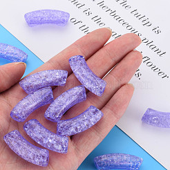 Transparent Crackle Acrylic Beads&nbsp;CACR-S009-001B-N47