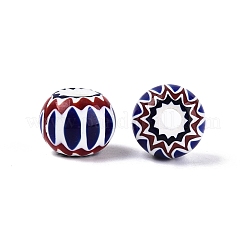 Handmade Millefiori Glass Rondelle Beads&nbsp;LA-N002-11A