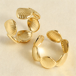 304 Stainless Steel Cuff Open Rings&nbsp;LS-AG3815-2