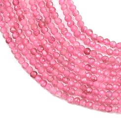 Natural Pink Tourmaline Beads Strands&nbsp;G-RM250101-A4
