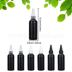 12個 3色 PPプラスチック接着剤ディスペンサーボトル  ツイストトップキャップ付き  ミックスカラー  13.3cm  容量：80ml（2.71fl.oz）  4個/カラー&nbsp;AJEW-GO0001-27