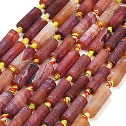 Natural Weathered Agate Beads Strands&nbsp;G-A321-C02-01B