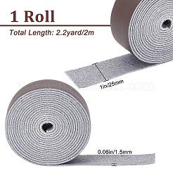 Flat Microfiber Imitation Leather Cord&nbsp;LC-WH0006-07B-03