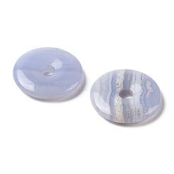 Natural Blue Lace Agate Pendants&nbsp;G-F639-04E