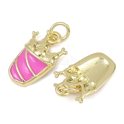 Brass Enamel Pendants&nbsp;KK-I358-072G-01