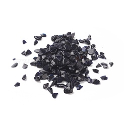 Synthetic Blue Goldstone Chips Beads&nbsp;G-O103-25