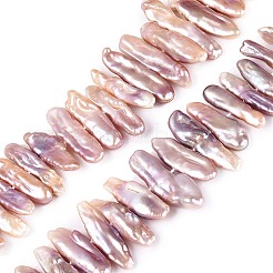 Natural Baroque Keshi Pearl Beads Strands&nbsp;PEAR-S020-H12C