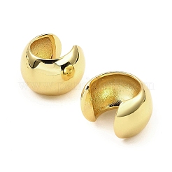 Rack Plating Brass Cuff Earrings&nbsp;KK-B077-34G