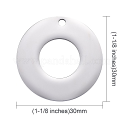 Tarnish Resistant 304 Stainless Steel Pendants&nbsp;STAS-I140-08S