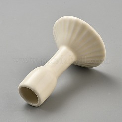 セラミックキャンドルホルダー  家の装飾  コラム  ベージュ  69x95mm  内径：22mm&nbsp;DJEW-WH0001-46