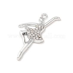 Alloy Rhinestone Pendants&nbsp;RB-CBA5369-01A-P