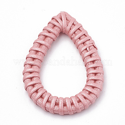 Handmade Spray Painted Reed Cane/Rattan Woven Linking Rings&nbsp;LS-WOVE-N007-05D