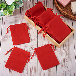 20Pcs Rectangle Velvet Drawstring Pouches&nbsp;TP-TA0001-04D