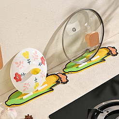 3Pcs 3 Styles Silicone Vegetable Pot Lid Storage Mat&nbsp;AJEW-CP0012-16B